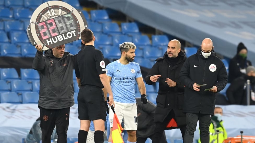 SILVER FOX : Aguero makes his league return as City go searching for a winner.