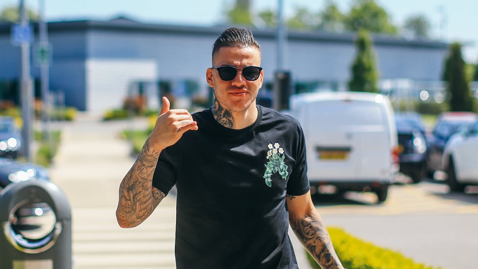 BRAZIL NUT : Ederson plays up to the camera