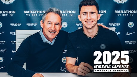 2025: Aymeric Laporte has signed a new City deal