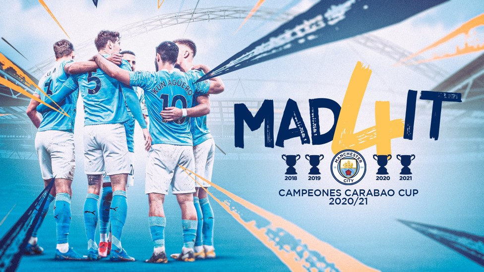 CAMPEONES. : Cuarta Carabao Cup consecutiva.