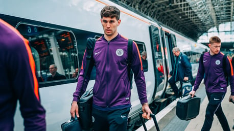 CENTRE OF ATTENTION: John Stones is a study in concentration