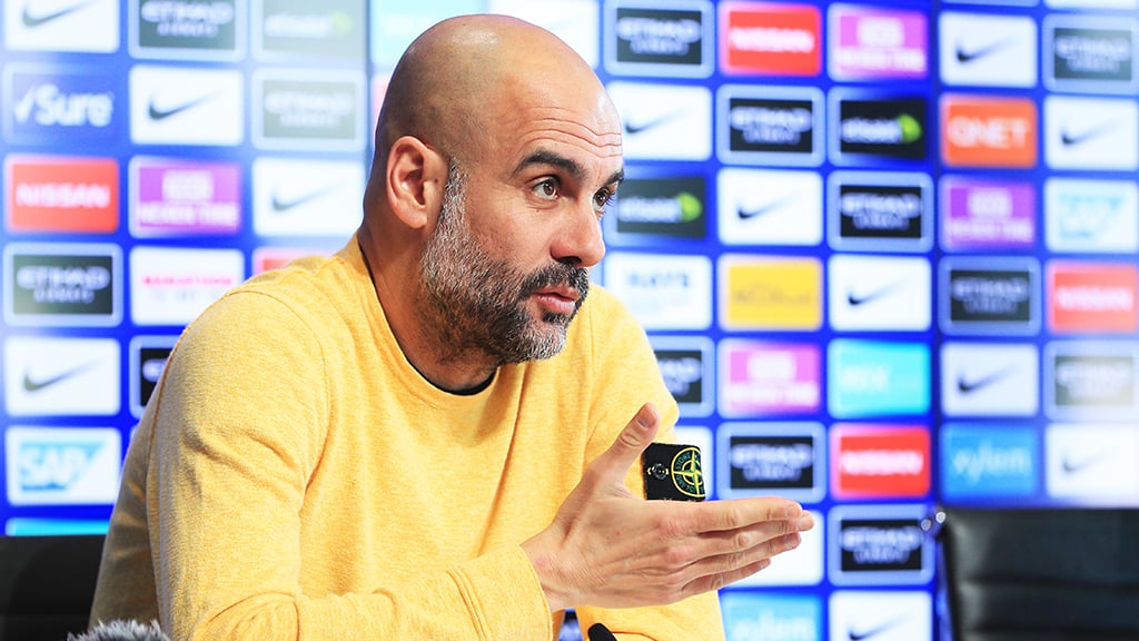 PRESS CONFERENCE: Pep Guardiola addresses the media ahead of the game