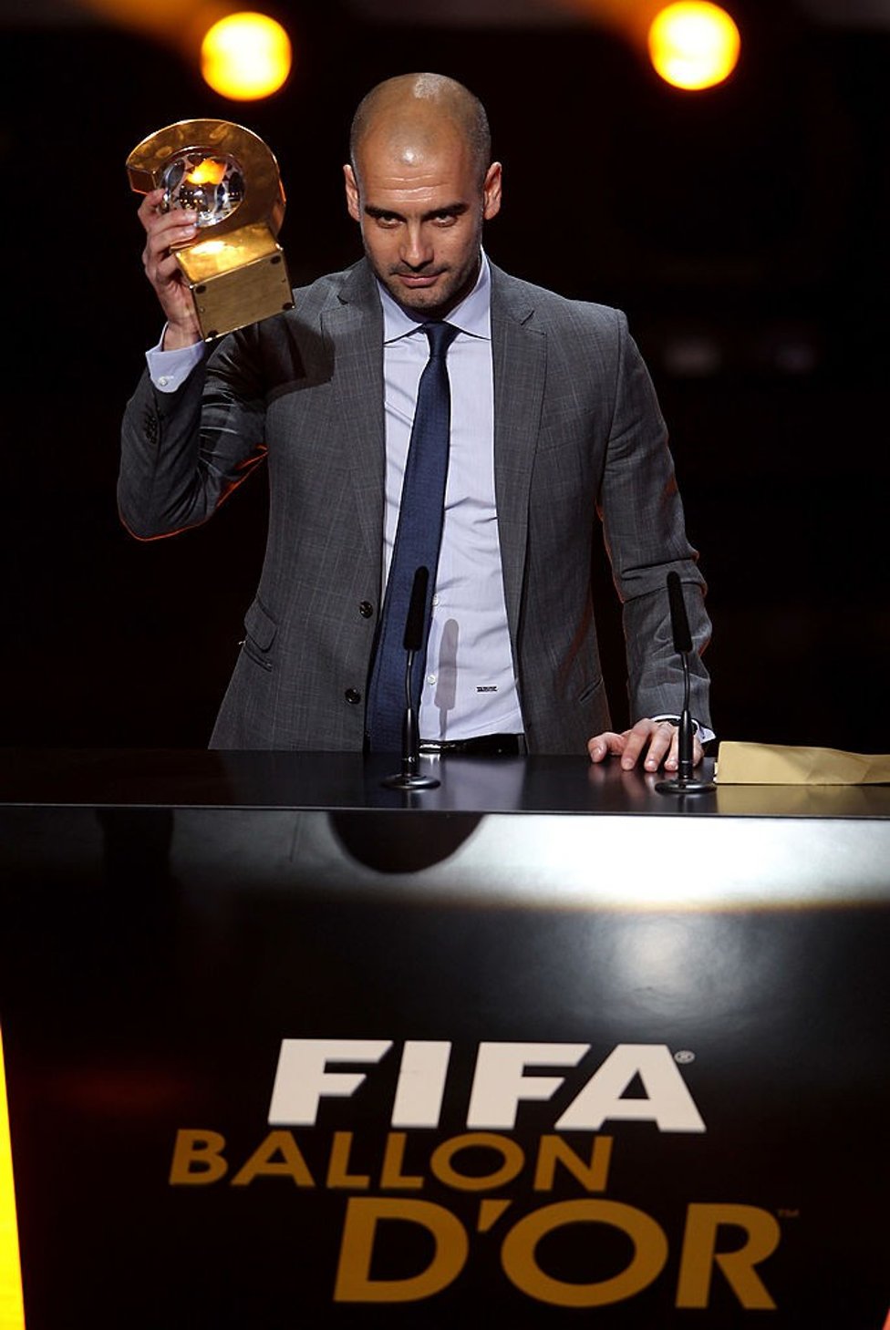 WORLD NUMBER ONE : The Catalonian is named 2011 FIFA World Coach of The Year
