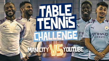 TABLE TENNIS CHALLENGE: City v YouTube