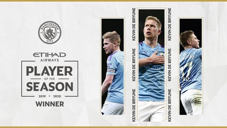 De Bruyne wins Etihad Player of the Season award!