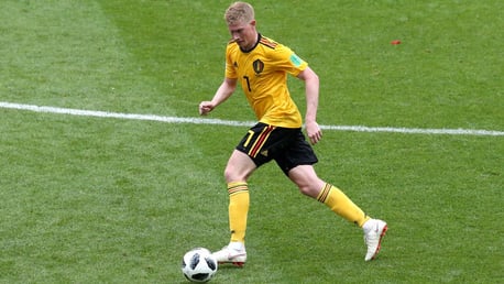 PULLING THE STRINGS: Kevin De Bruyne provided two assists as Belgium beat Scotland.
