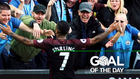 Goal of the Day: Sterling v Swansea 2016