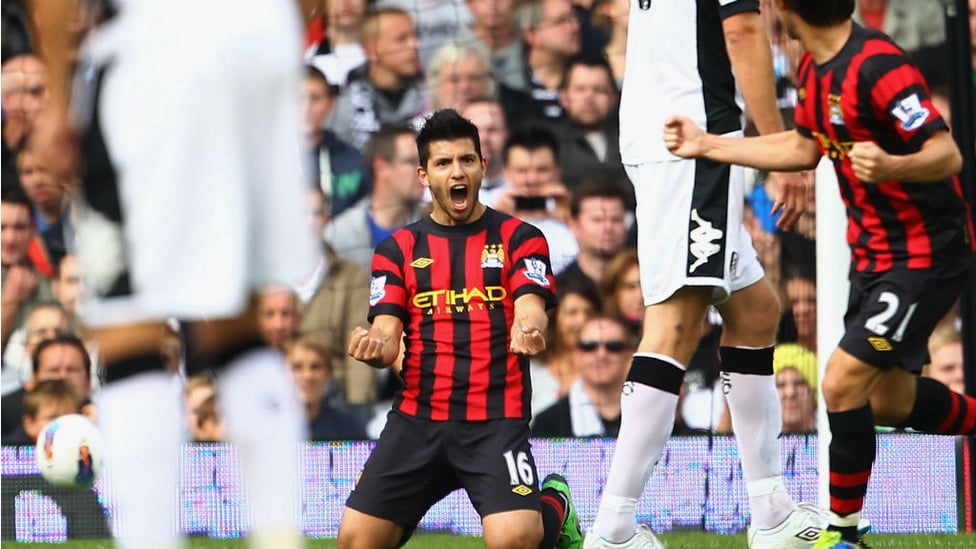 CAPITAL GAINS : Our Argentine strike ace bagged a brilliant brace at Fulham in 2011