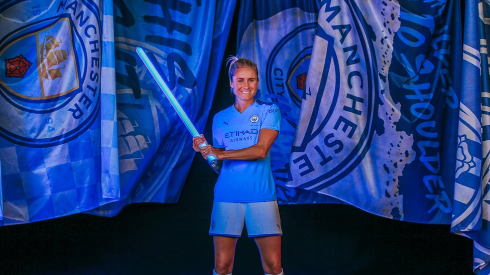 LEADING LIGHT : Skipper Steph Houghton is ready to lead from the front against United