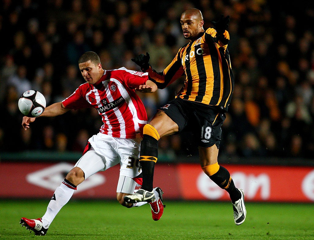 RAW POWER: Kyle Walker pictured in action for Sheffield United