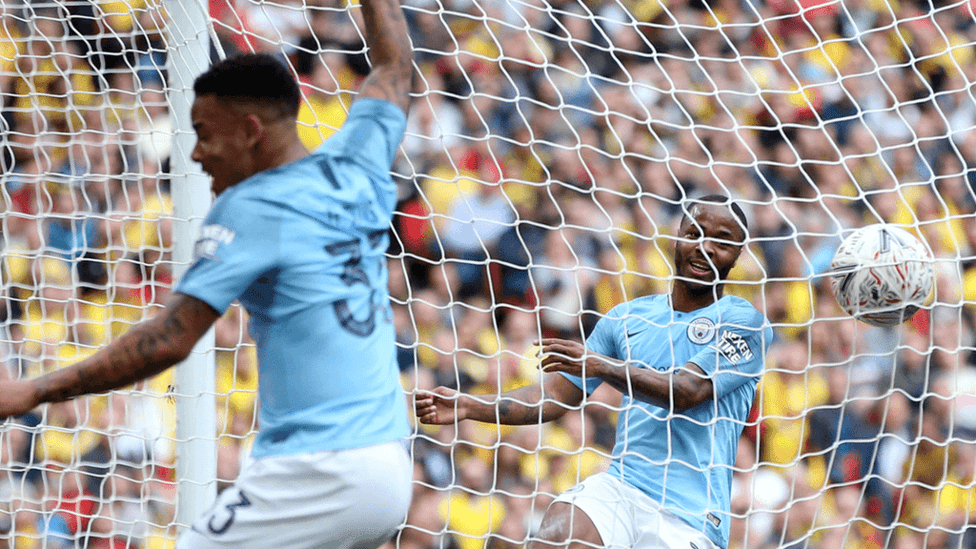 MAKING SURE OF IT : R̶a̶h̶e̶e̶m̶ ̶S̶t̶e̶r̶l̶i̶n̶g̶ Gabriel Jesus doubles City's lead...