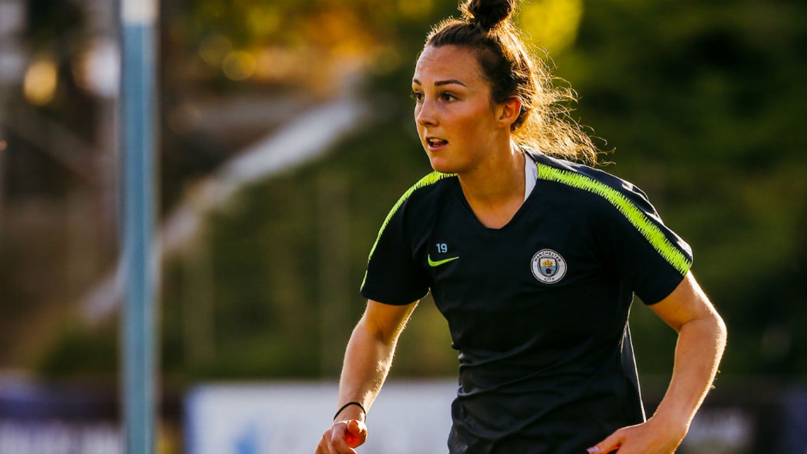 Caroline Weir reacts to scoring first City goal