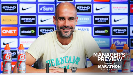PREVIEW: Pep Guardiola speaks to the press ahead of our Premier League opener against Arsenal.