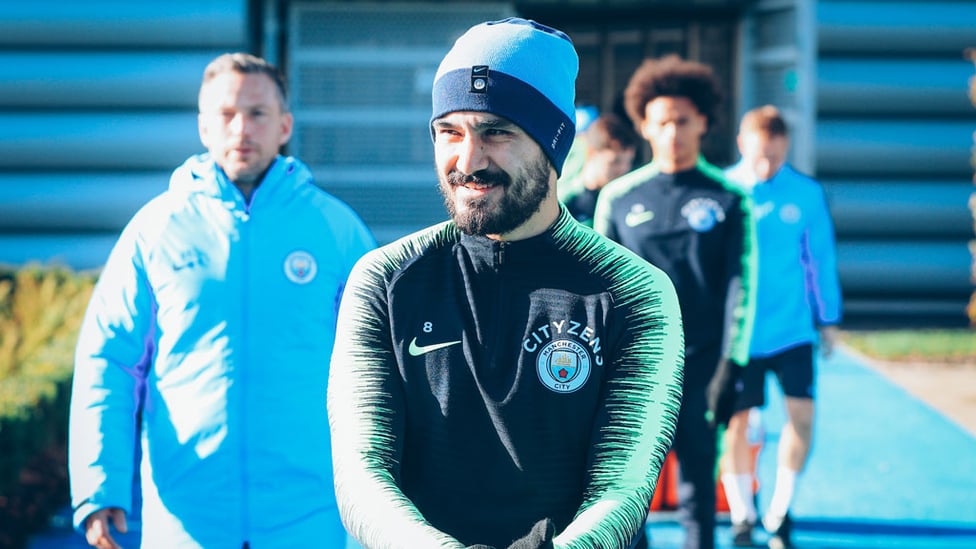 RECOVERY : Gundogan continues to make a comeback from injury.