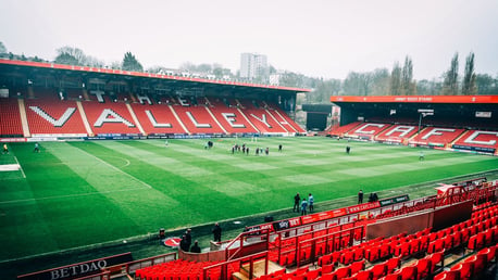 WALK THROUGH THE VALLEY: We trained at Charlton Athletic's ground in between our Wembley and Tottenham Hotspur Stadium tests