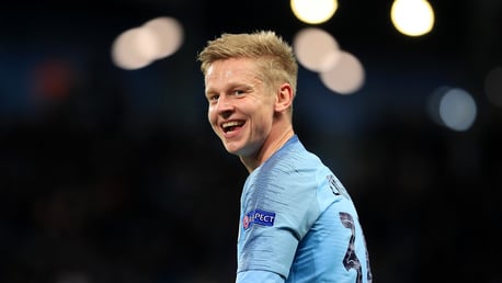 ALL SMILES: Former Shakhtar youth player Zinchenko enjoyed the evening