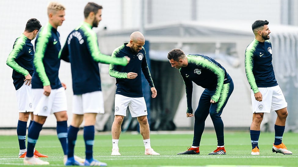 TALKING SHOP : David Silva and Aymeric Laporte exchange views