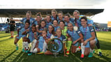 CELEBRATE GOOD TIMES: The celebrations begin as Manchester City Women are crowned Continental Cup winners for the second time!