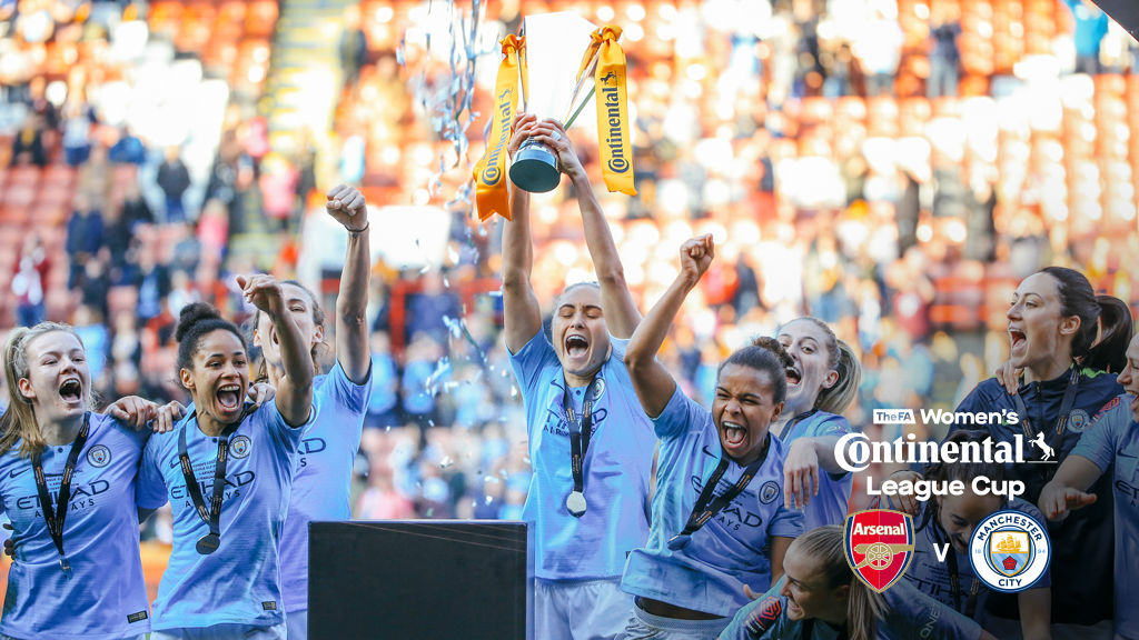 Celebration time: Continental Cup glory for City