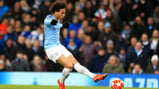 GERMAN EFFICIENCY: Leroy Sane scored against his former Club with a drilled finish