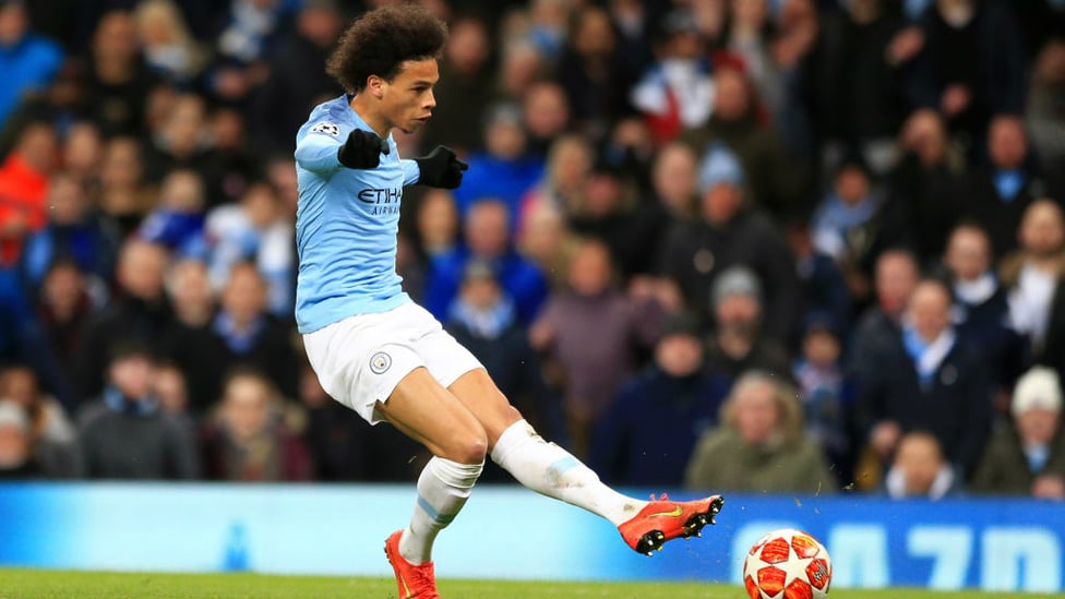 GERMAN EFFICIENCY : Leroy Sane scored against his former Club with a drilled finish