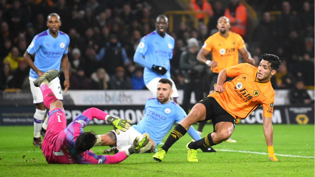 EQUALISER: Raul Jimenez pulls the hosts level