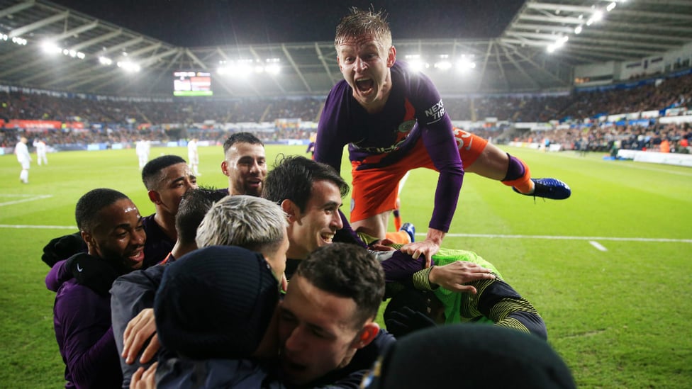 LEAP FROG : Aleks gets involved in the Swansea celebrations!