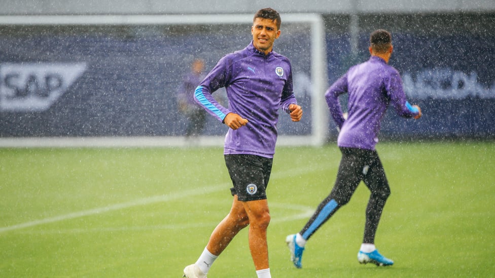 RODRI : Probably getting use to our glorious weather now!