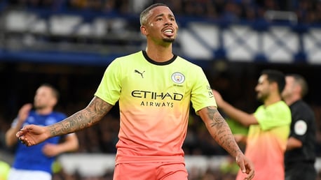 HEAD BOY: Gabriel Jesus after the opening goal