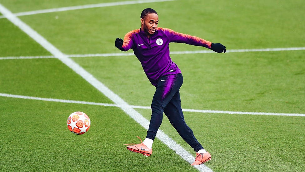THIS IS HOW WE DO IT... 21-goal Raheem takes aim