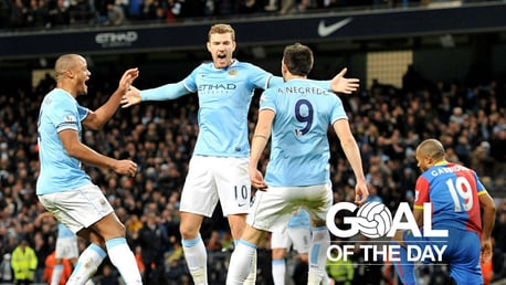 Goal of the Day: Dzeko v Crystal Palace 2013