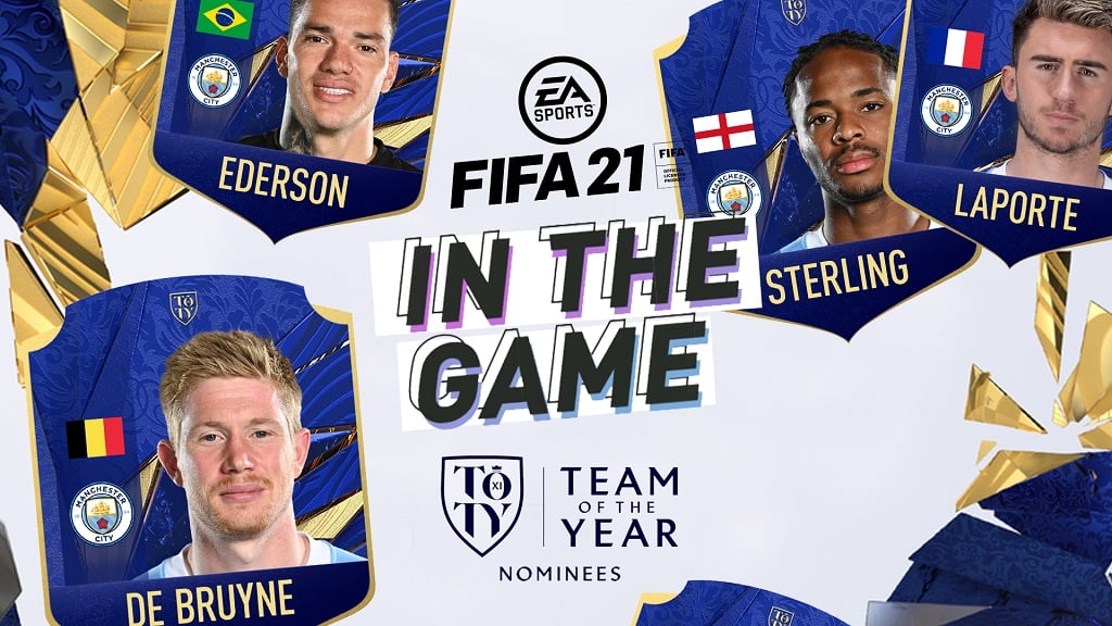 Ederson, Laporte, De Bruyne and Sterling in TOTY | In the Game