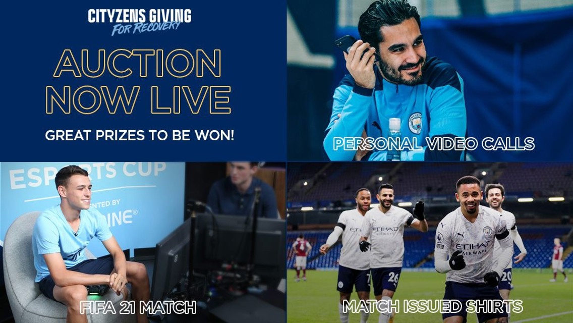 การประมูลเพื่อสนับสนุน Cityzens Giving for Recovery!