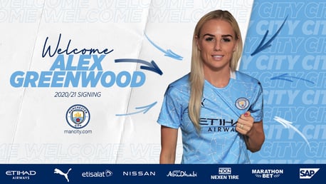 City sign Alex Greenwood