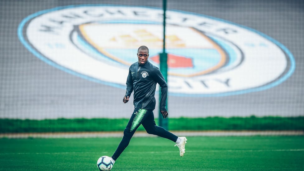 CITY : Mendy prepares for the weekend.