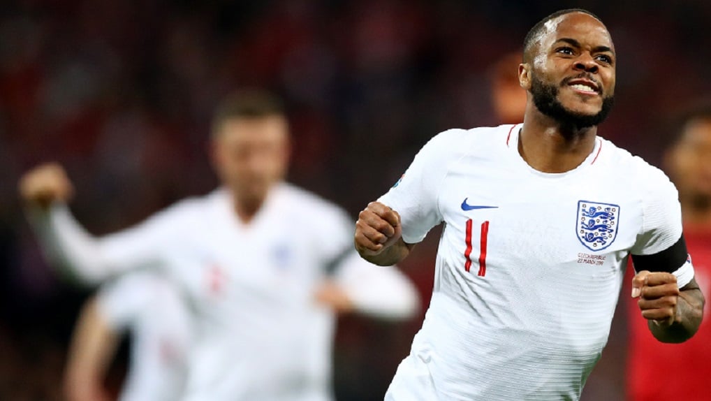 Super Sterling hits first England treble