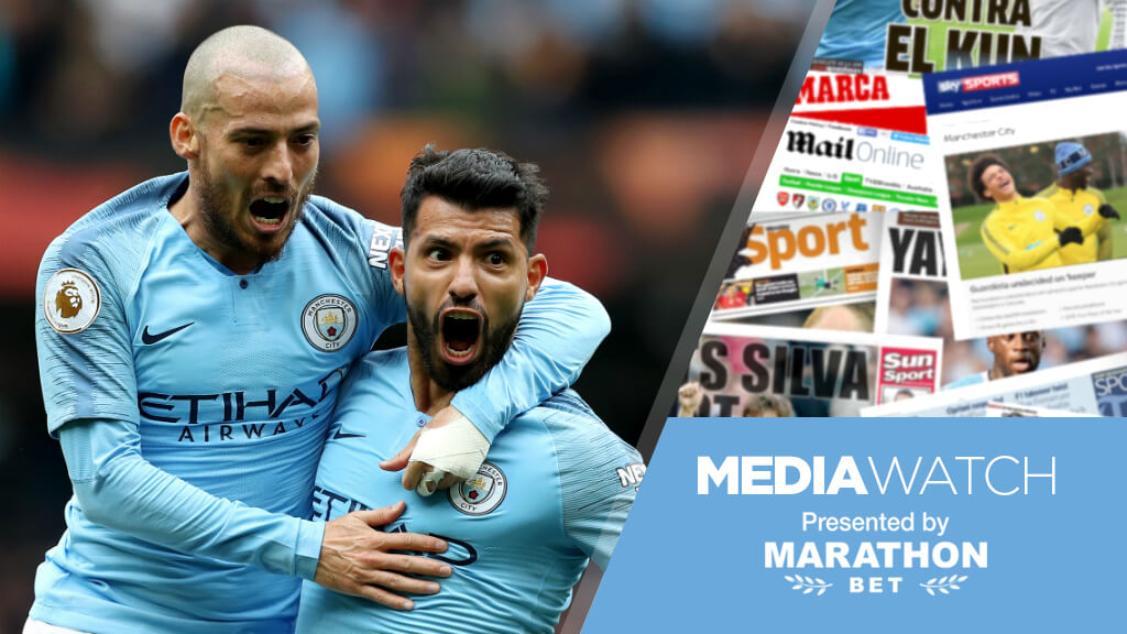 SILVA AND GOLD: David Silva and Sergio Aguero have earned high praise