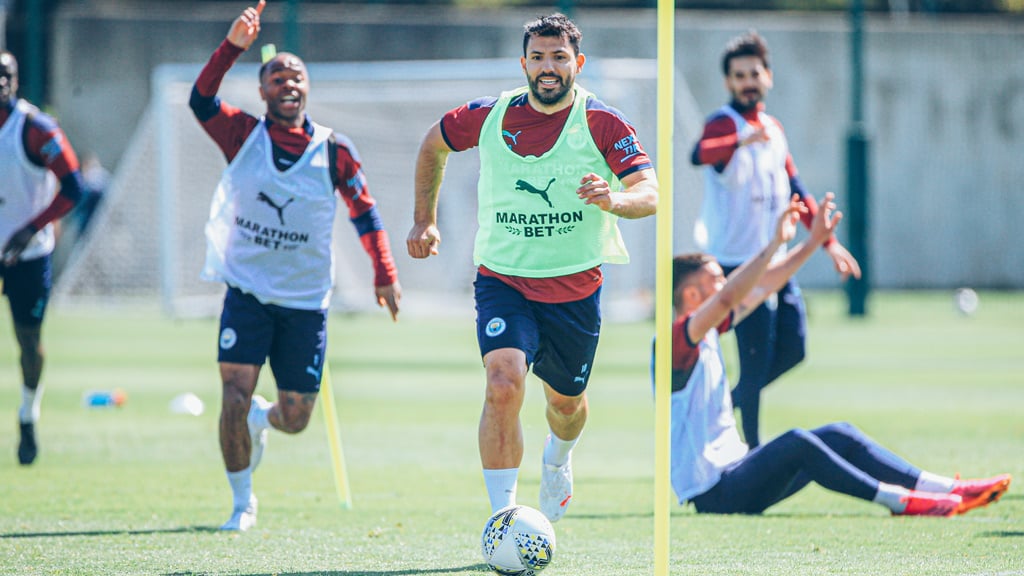 Training: Spurred on for Carabao Cup showdown