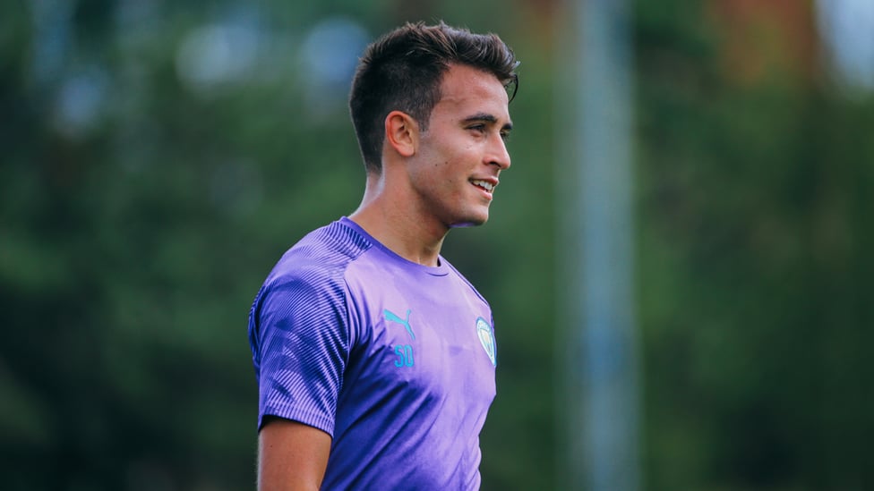 YOUNG GUN : A smile from Eric Garcia.