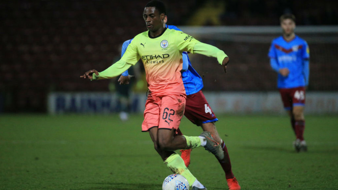 UNLUCKY BREAK: Nathanael Ogbeta was powerless to prevent a Brighton cross deflecting off his leg into the City goal