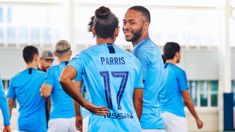 ALL FIRED UP : Nikita Parris and Raheem Sterling's goals have been key factors in our joint success this season