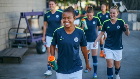 PARRIS LIFE: Nikita Parris will make her 100th City appearance against Atletico Madrid...