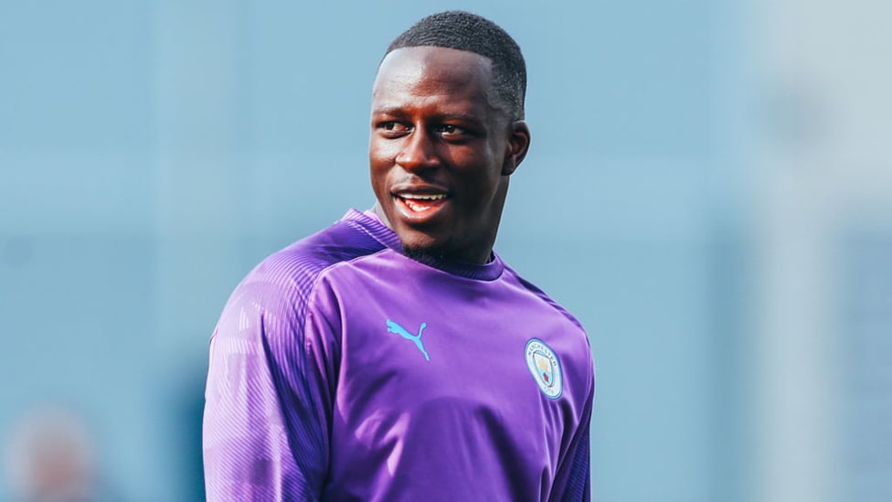 BACK IN BUSINESS : Benjamin Mendy was all smiles in the wake of his welcome return to action