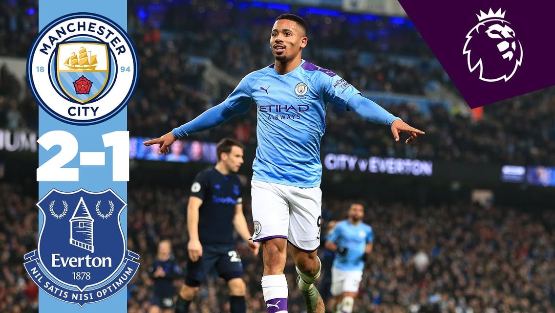 City v Everton Premier League Full match replay