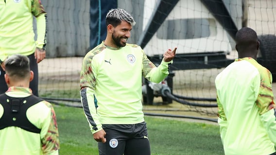 HAPPY DAYS: Kun, clearly enjoying the session