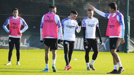 Training: City sharpen up for the Blades