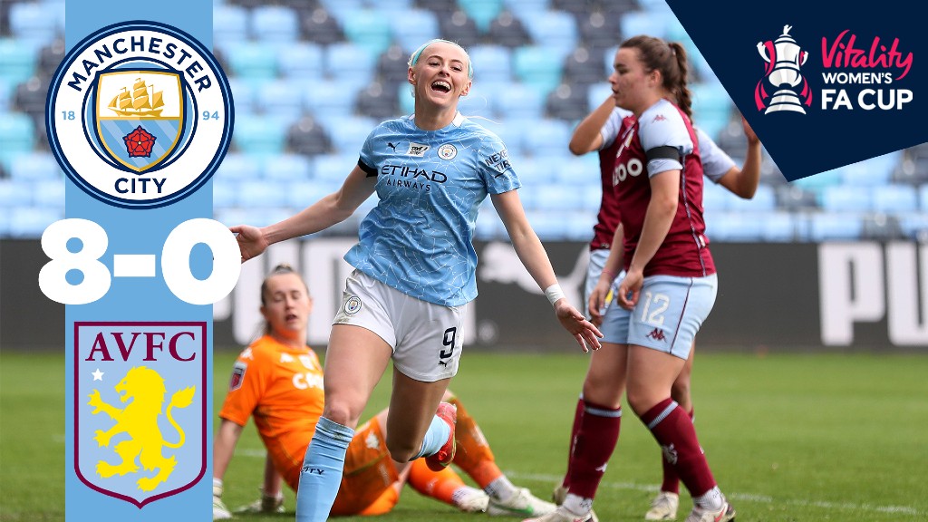 City 8-0 Aston Villa: Match highlights