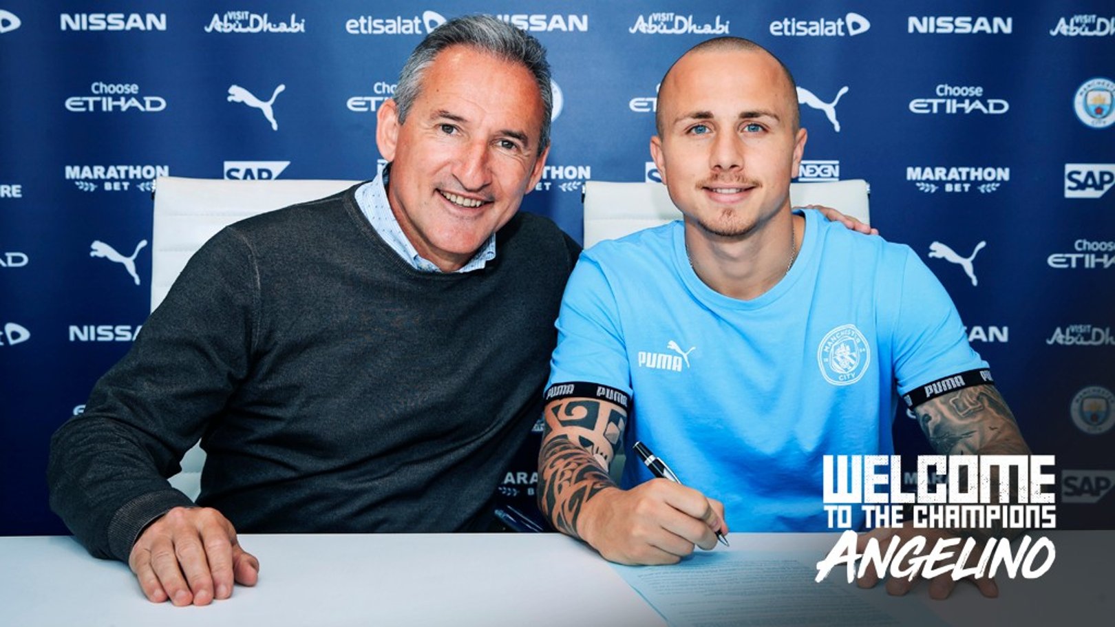 Manchester City re-sign Angelino