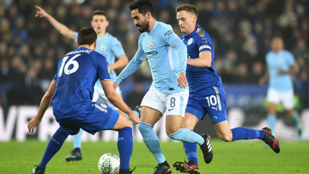 ORCHESTRATOR: Ilkay Gundogan's driving run was key to City's opening goal.