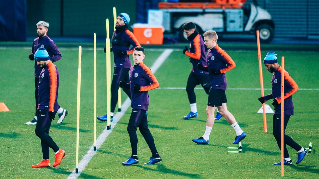 CENTRE OF ATTENTION: There was an extra spring in Phil Foden's step after he signed his new long-term contract with the Club